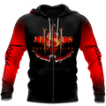 Jesus Save My Life 3D All Over Printed Shirts For Men and Women Pi12062002-Apparel-TA-Zipped Hoodie-S-Vibe Cosy™