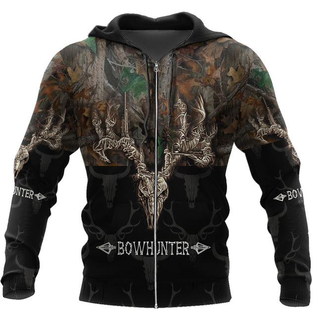 3D All Over Print Deer Hunter Hoodie NTN08112001