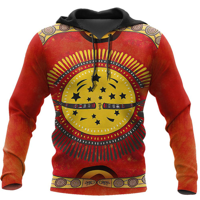 Aboriginal Boomerang And Lizard Pattern Shirt For Men And Women