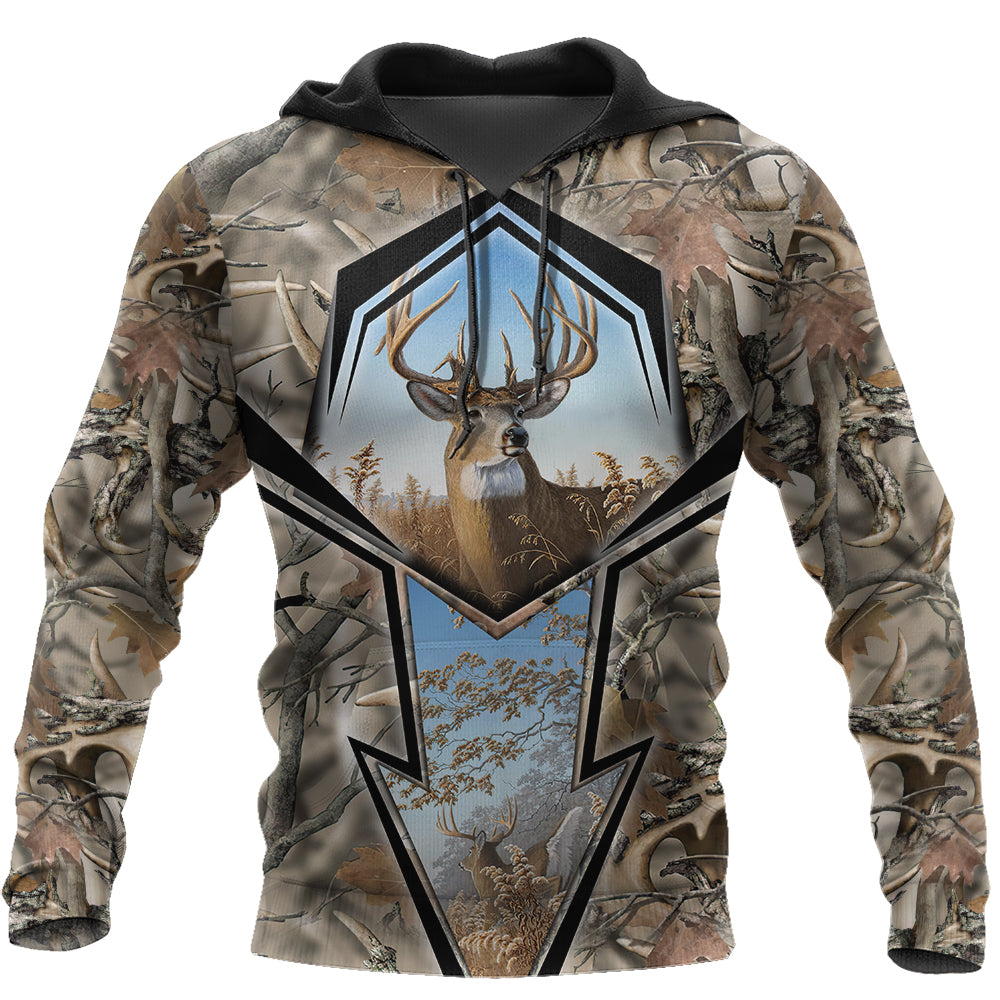 Deer Hunting 3D All Over Printed Shirts For Men LAM