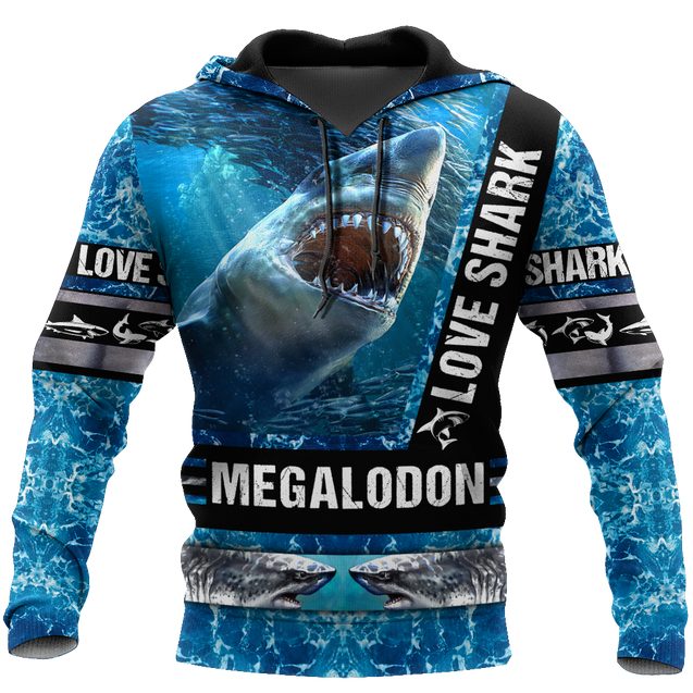 Love Shark 3D All Over Printed Shirts For Men and Women HAC180702-Apparel-TT-Hoodie-S-Vibe Cosy™