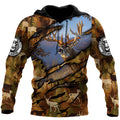 Deer Hunting Customize Name 3D hoodie shirt for men and women NTN09152001