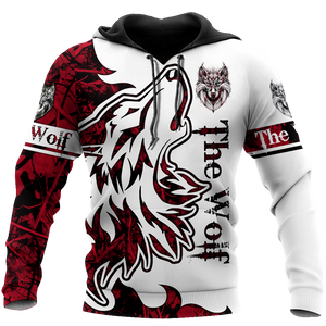 Wolf Tattoo 3D All Over Print Hoodie T Shirt For Men and Women Pi04092004