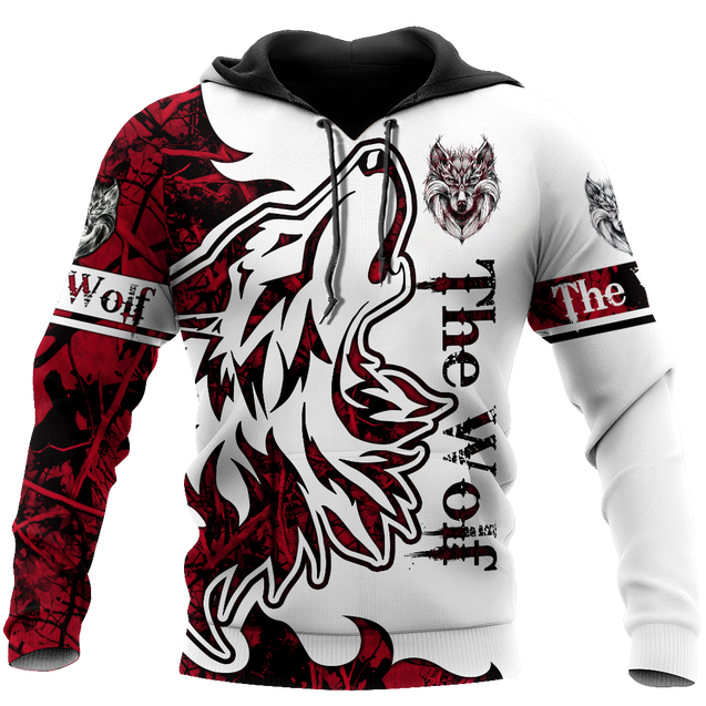 Wolf Tattoo 3D All Over Print Hoodie T Shirt For Men and Women Pi04092004