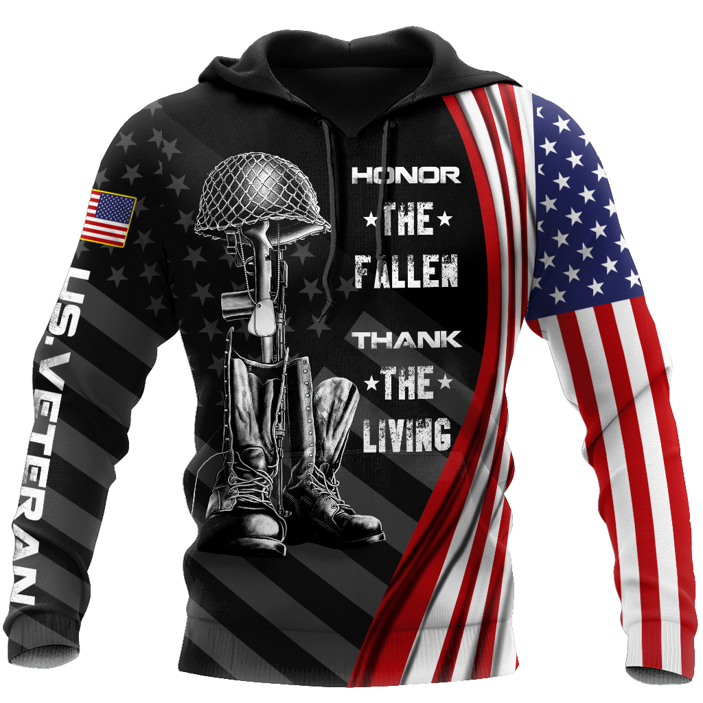 Honor The Fallen Thank The Living 3D All Over Printed Shirts For Men and Women Pi17092002