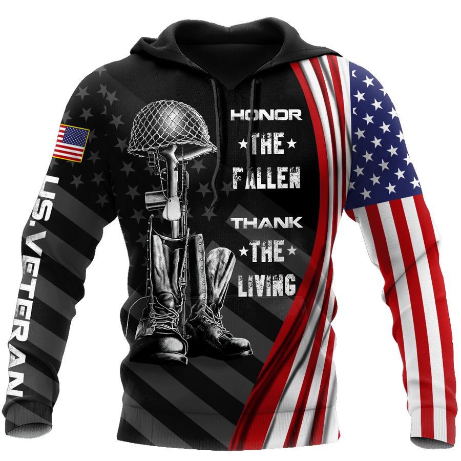 Honor The Fallen Thank The Living 3D All Over Printed Shirts For Men and Women Pi17092002