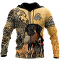 Labrador Hunting Camo 3D Over Printed Unisex Deluxe Hoodie ML