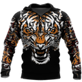 Tiger Fighter 3D Over Printed Shirt for Men and Women