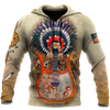 Guitar Native American Over Printed Shirts For Men and Women Pi08082006