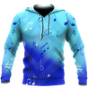 Music Notes Blue 3D All Over Printes-Apparel-HP Arts-Hoodie-S-Vibe Cosy™