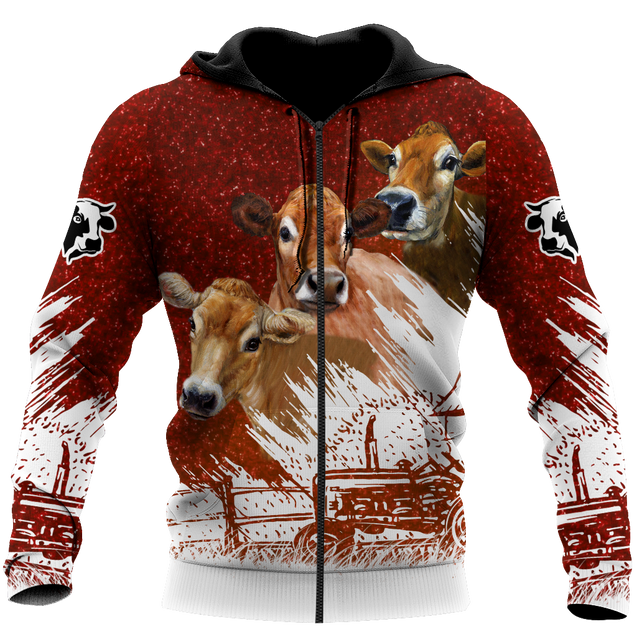 Heifer 3D hoodie shirt for men and women MH2010203