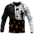 Anzac day new zealand australia lest we forget 3d all over printed shirt and short for man and women-Apparel-PL8386-Hoodie-S-Vibe Cosy™