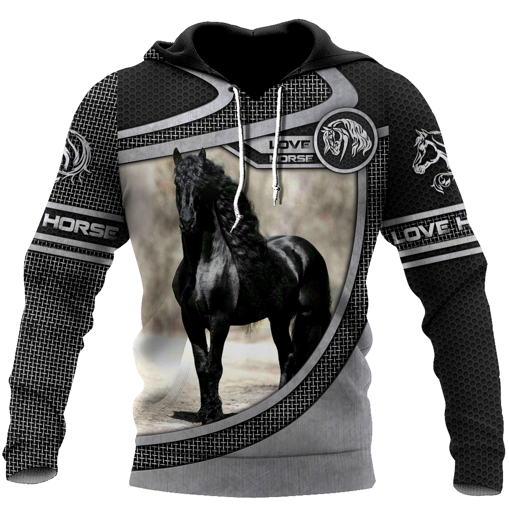 Love Horse 3D All Over Printed Shirts Pi150501-Apparel-TA-Hoodie-S-Vibe Cosy™