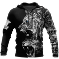 Lion Tattoo  3D All Over Printed  Unisex Shirts