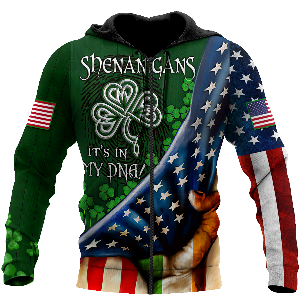 Irish St.Patrick day 3d hoodie shirt for men and women MH051120