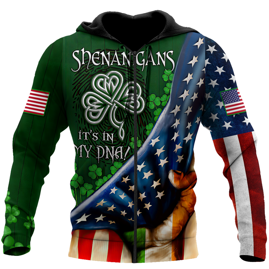 Irish St.Patrick day 3d hoodie shirt for men and women MH051120