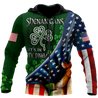 Irish St.Patrick day 3d hoodie shirt for men and women MH051120