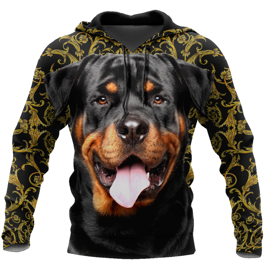 Rottweiler 3d hoodie shirt for men and women HAC280702-Apparel-HG-Zip hoodie-S-Vibe Cosy™