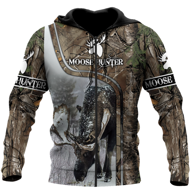 Pheasant Hunting Camo 3D Over Printed Unisex Deluxe Hoodie ML