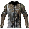 Pheasant Hunting Camo 3D Over Printed Unisex Deluxe Hoodie ML