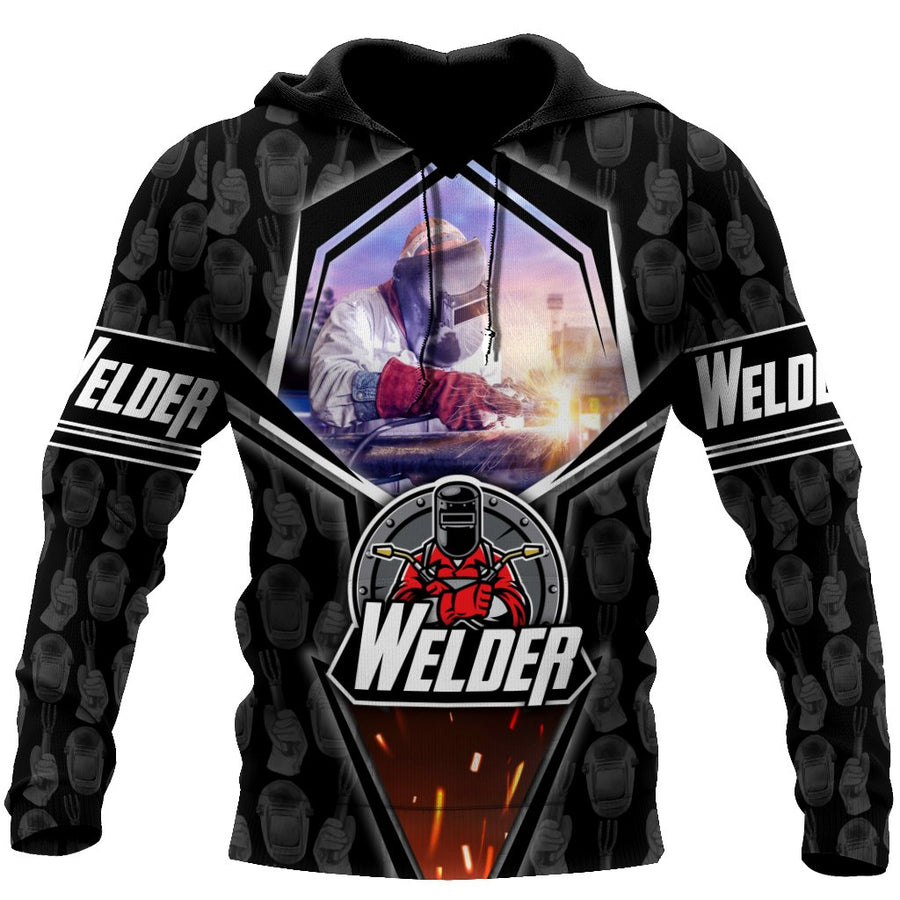 Awesome Welder All Over Printed Hoodie For Men MEI