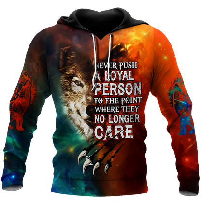 3D All Over Print Wolf Hoodie Pi27082001