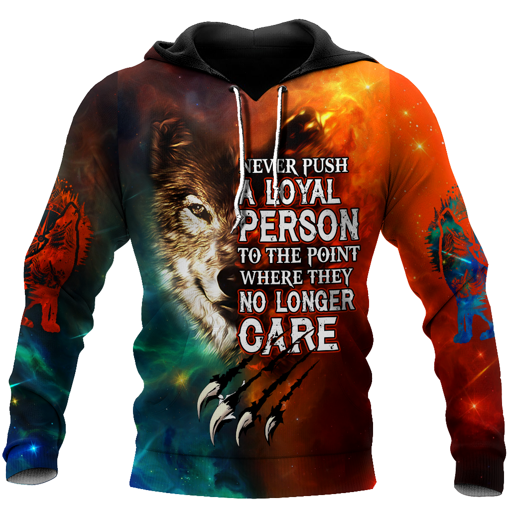 3D All Over Print Wolf Hoodie Pi27082001