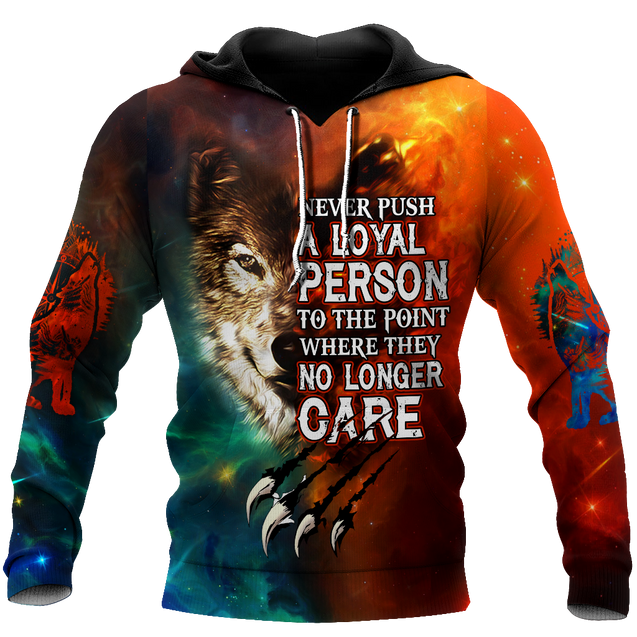 3D All Over Print Wolf Hoodie Pi27082001