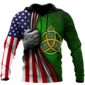 Irish St.Patrick day 3d hoodie shirt for men and women MH0511201