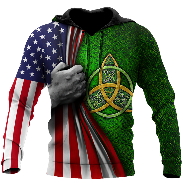 Irish St.Patrick day 3d hoodie shirt for men and women MH0511201