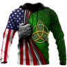 Irish St.Patrick day 3d hoodie shirt for men and women MH0511201