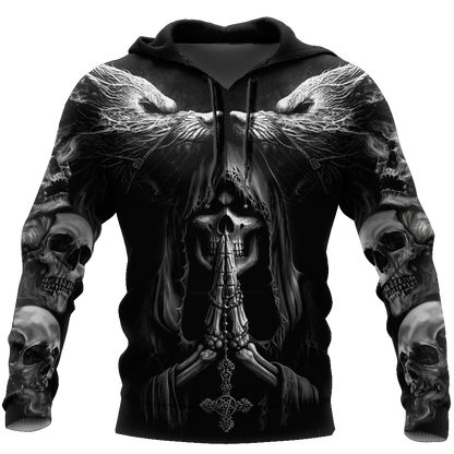 Premium Skull Tattoo 3D All Over Printed Unisex Shirts