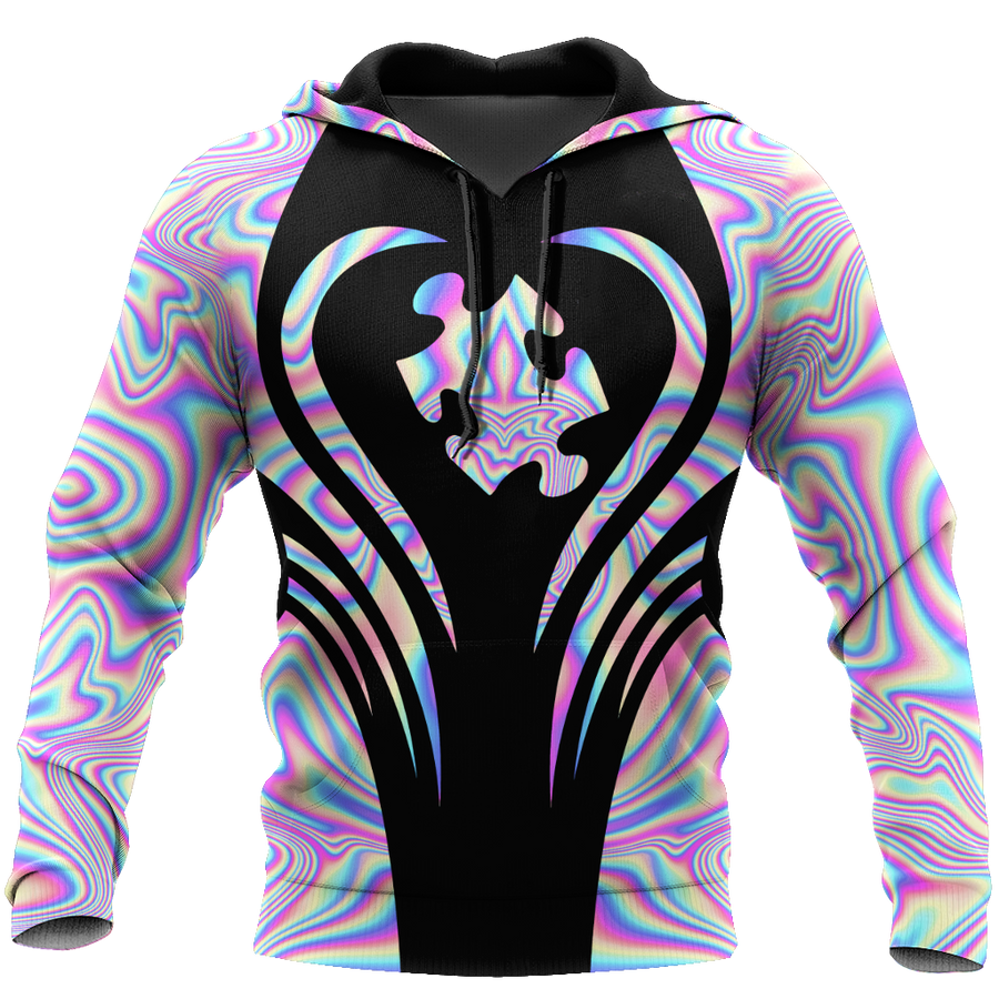 Autism 3d hoodie shirt for men and women HAC040603-Apparel-HG-Zip hoodie-S-Vibe Cosy™