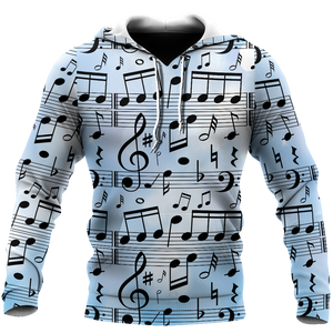 Music Scores 3D All Over Printes-Apparel-HP Arts-Hoodie-S-Vibe Cosy™