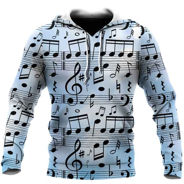 Music Scores 3D All Over Printes-Apparel-HP Arts-Hoodie-S-Vibe Cosy™