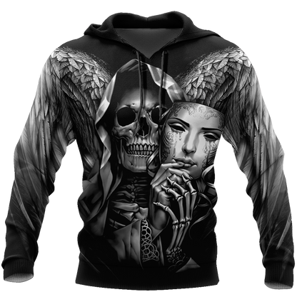 Premium Skull Tattoo 3D All Over Printed Unisex Shirts