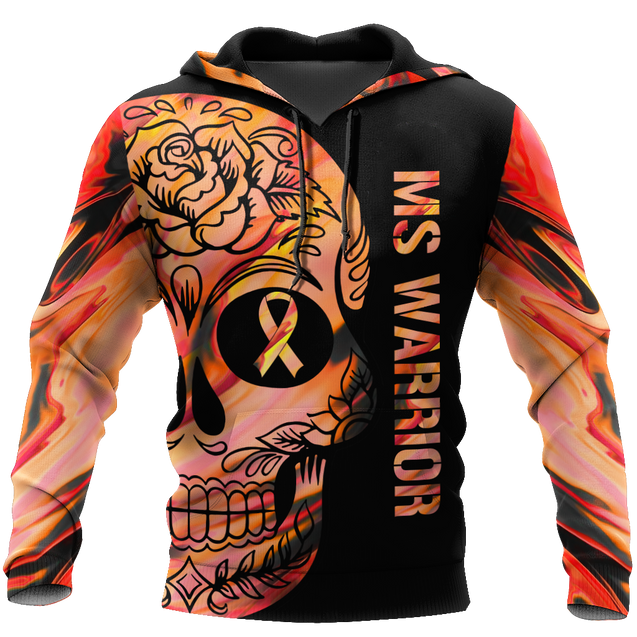 Multiple sclerosis warrior 3d hoodie shirt for men and women-Apparel-HG-Hoodie-S-Vibe Cosy™