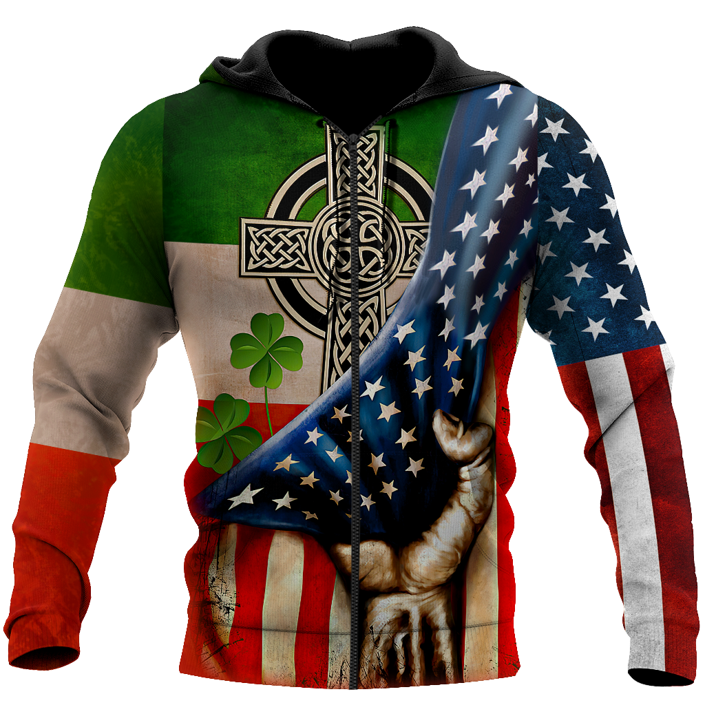 Irish St.Patrick day 3d hoodie shirt for men and women MH0511202