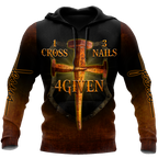1 Cross 3 Nails 4 Given 3D All Over Printed Shirts For Men and Women Pi30062002-Apparel-TA-Hoodie-S-Vibe Cosy™