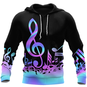 Purple Music Notes 3D All Over Printes-Apparel-HP Arts-Hoodie-S-Vibe Cosy™