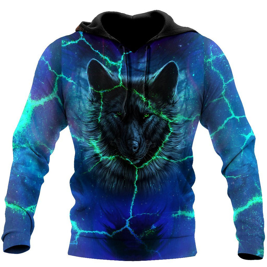 All Over Printed Magical Wolf Hoodie MEI