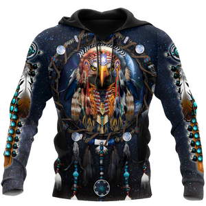 Eagle Dreamcatcher Native American Hoodie 3D All Over Printed Shirts Pi09092001-LAM