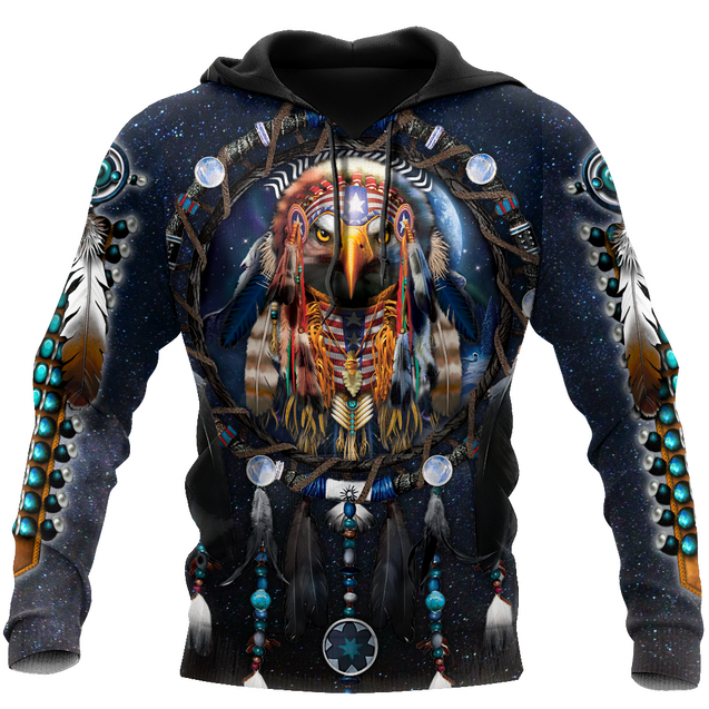 Eagle Dreamcatcher Native American Hoodie 3D All Over Printed Shirts Pi09092001-LAM