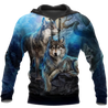 Wolf Hoodie T Shirt Cloak For Men and Women HAC220402-Apparel-NM-Hoodie-S-Vibe Cosy™