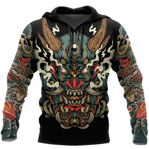 Samurai Tattoo Art Hoodie T Shirt For Men and Women HAC220602-NM-Apparel-NM-Hoodie-S-Vibe Cosy™