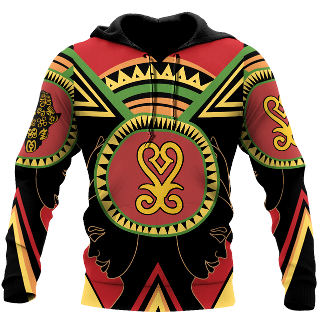 African Adinkra Sankofa Hoodie-ML