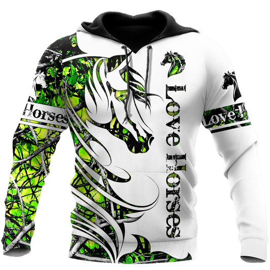 Horse Camo Pattern 3D All Over Printed Shirts Pi050501S3-Apparel-TA-Hoodie-S-Vibe Cosy™
