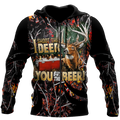 I shoot the Deer You buy the Beer 3D All Over Print Hoodie MH2209202