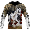 Gypsy Horse 3D All Over Printed Shirts For Men and Women Pi080501S1-Apparel-TA-Zipped Hoodie-S-Vibe Cosy™