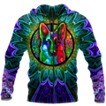 Psychedelic Hippie German Shepherd Unisex Shirts VP17102002